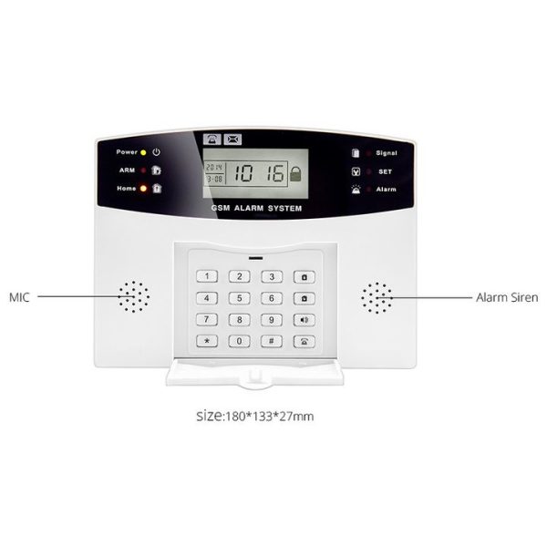 Home Security GSM Alarm systems Voice Prompt Wireless Door sensor LCD Display SIM SMS GSM Alarm - Image 6