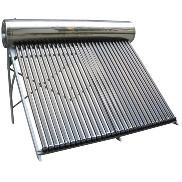 300L Pressurized Stainless Steel Evacuated Vacuum Tube Solar Water Heater + Installation