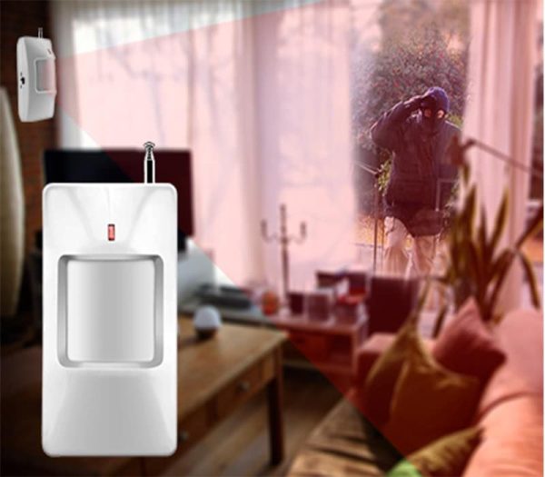 Home Security GSM Alarm systems Voice Prompt Wireless Door sensor LCD Display SIM SMS GSM Alarm - Image 5